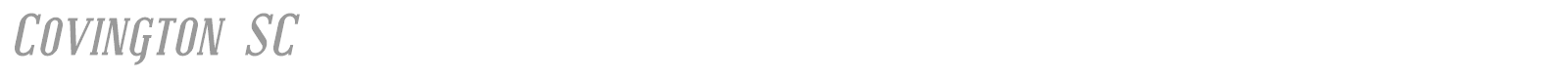 Covington SC font preview